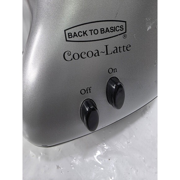 West Bend Back to Basics Cocoa Latte Hot Chocolate Drink Maker CM300BR Silver - Picture 4 of 7